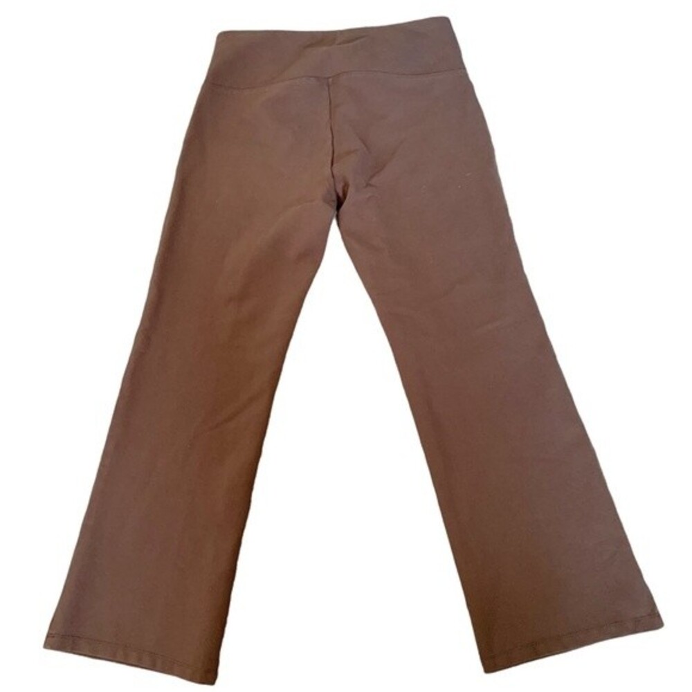 Soft Surroundings Brown Slimming Bootcut Yoga Pants Stretch Pull On Size MP